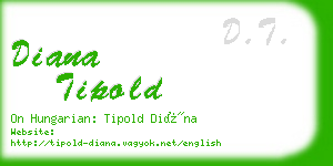 diana tipold business card